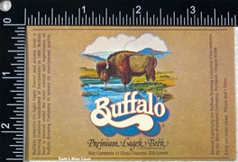 Buffalo Premium Lager Label