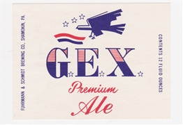 Gex Premium Ale Beer Label