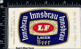 Innsbrau Lager Beer Label