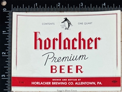 Horlacher Premium Beer Label