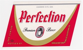 Perfection Premium Beer Label