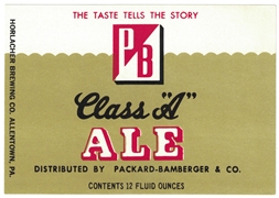 Class A Ale Label