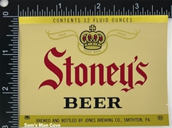 Stoney's Beer Label