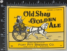 Old Shay Golden Ale Beer Label