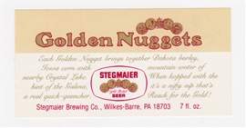 Golden Nuggets Beer Label