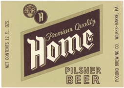 Home Pilsner Beer Label