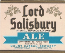 Lord Salisbury IRTP Beer Label