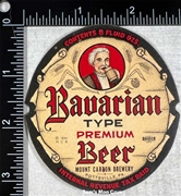 Bavarian Type Premium IRTP Beer Label