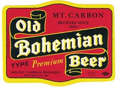 Old Bohemian Beer Label