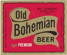 Old Bohemian Premium Beer Label