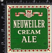 Neuweiler's Cream Ale Label