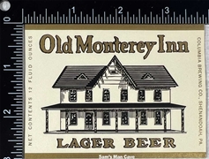 Old Monterey Inn Beer Label