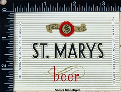 St. Marys Beer Label