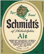 Schmidt of Philadelphia Ale Beer Label