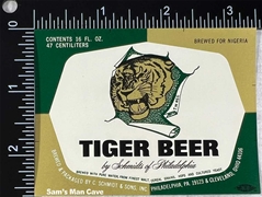 Tiger Beer Schmidt of Philadelphia Beer Label