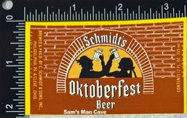 Schmidt's Oktoberfest Beer Label