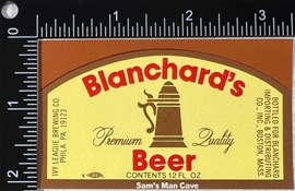 Blanchard's Premium Quality Beer Label