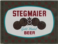 Stegmaier Gold Medal Beer Label (foil)