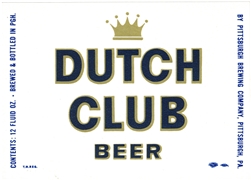 Dutch Club Beer Label