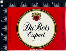 Du Bois Export Beer Label