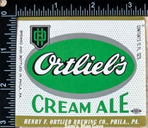 Ortlieb's Cream Ale Label