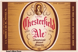 Yuengling Lord Chesterfield Ale Label
