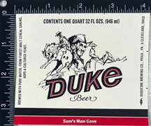Duke Beer Label