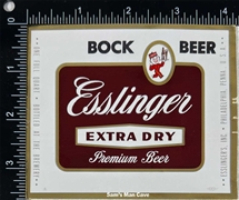 Esslinger Bock Beer Label