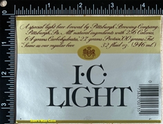 IC Light Beer Label