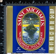 Saint Michael's Malt Beverage Label