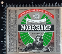 Morechamp International Lager Beer Label