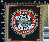 Iron City 135th Anniv Pilsner Label