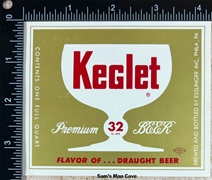 Keglet Premium Beer Label