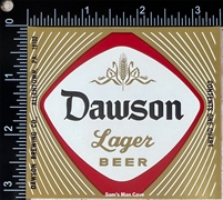 Dawson Lager Beer Label