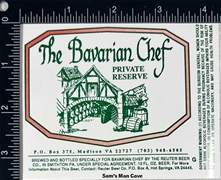 The Bavarian Chef Beer Label