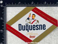 Duquesne Pilsener Beer Label (foil)