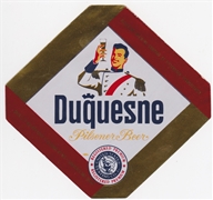 Duquesne Pilsener 32 oz Beer Label (foil)