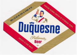Duquesne Pilsener Beer Label