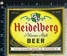 Heidelburg Beer Label