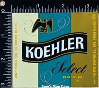 Koehler Select Beer Label