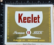 Keglet Beer Label