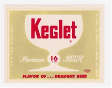 Keglet Premium Beer Label