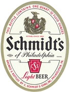 Schmidt's of Philadelphia Light Beer Label