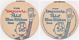 Pabst Blue Ribbon The Original Bartender Beer Coaster