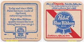Pabst Blue Ribbon Today Beer Coaster