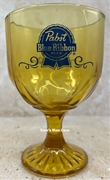 Pabst Blue Ribbon Amber Goblet