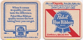 Pabst Blue Ribbon Quality Beer Coaster