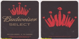 Budweiser Select Beer Coaster