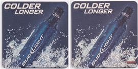 Bud Light Aluminum Bottle Coaster