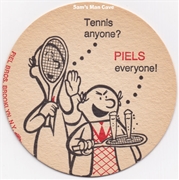 Piels Tennis Anyone? Beer Coaster